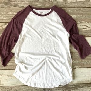 Express long sleeve baseball tee